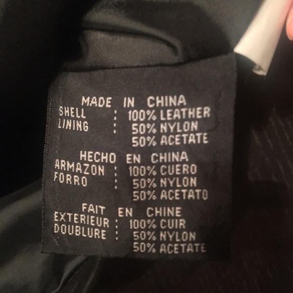 NWOT Kenneth Cole Reaction Leather Jacket - Picture 3 of 8